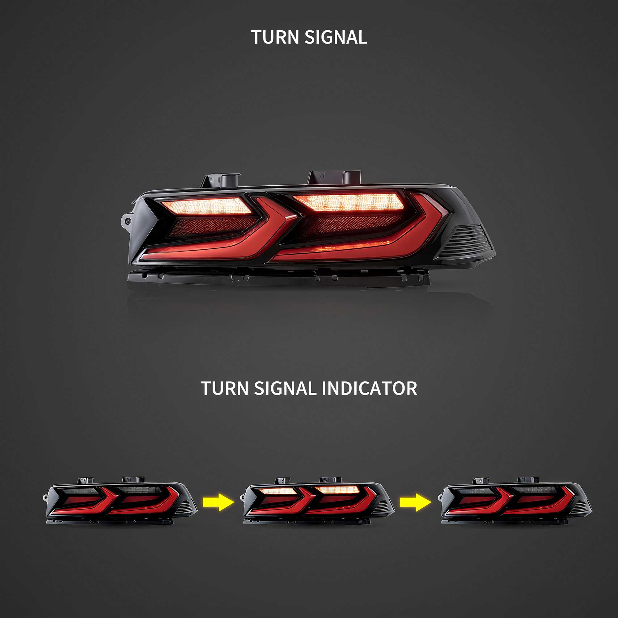 VLAND 2014-2015 Chevrolet Camaro 5th Gen Facelift LED bakljus - 2