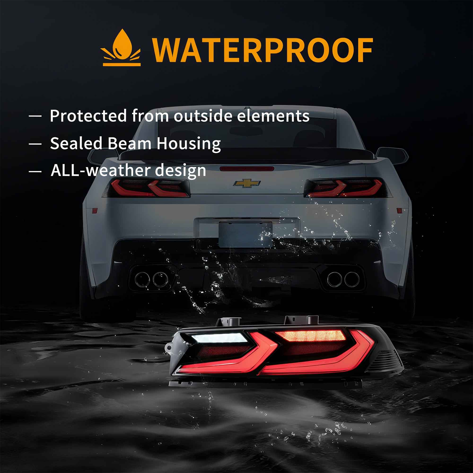 VLAND 2014-2015 Chevrolet Camaro 5th Gen Facelift LED bakljus - 14