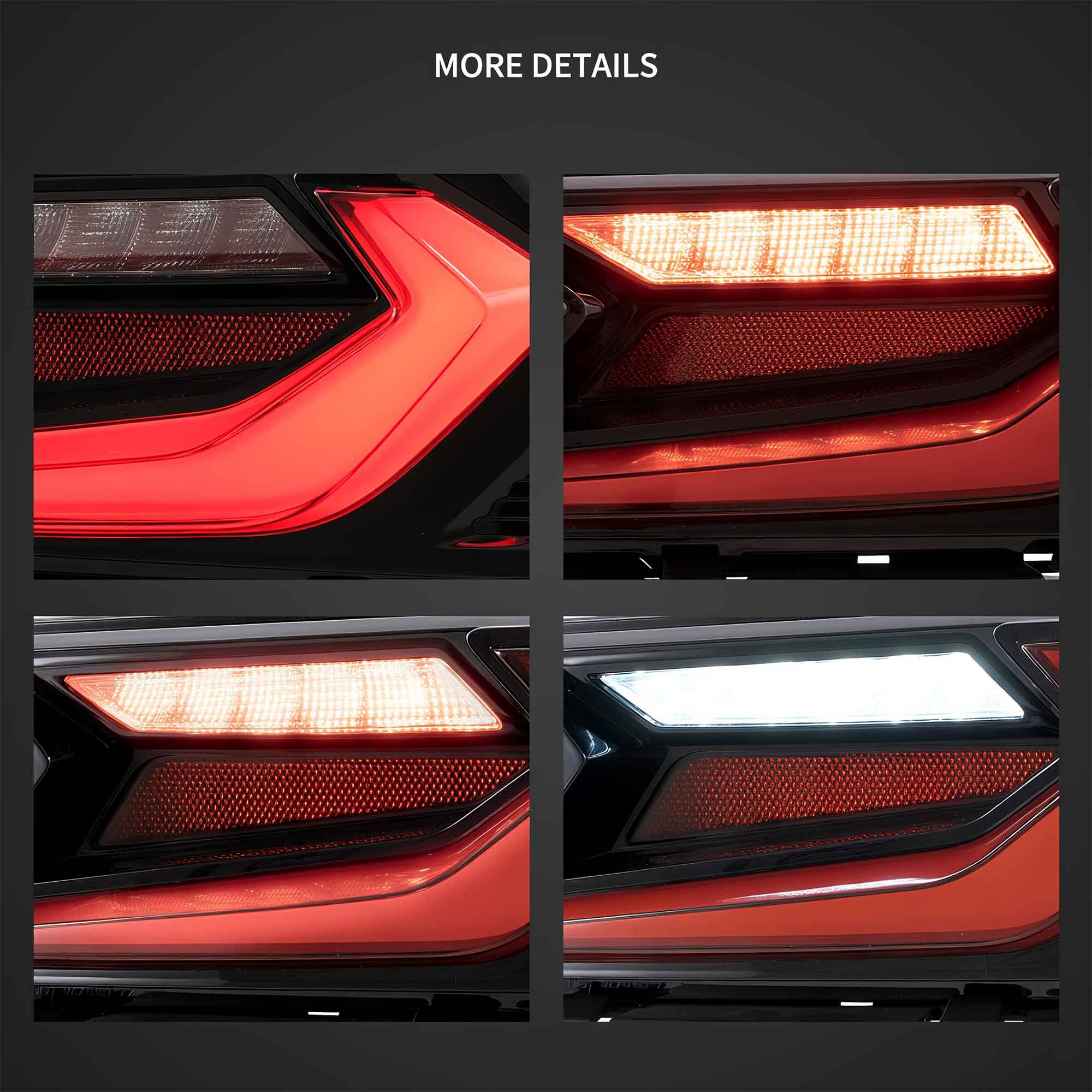 VLAND 2014-2015 Chevrolet Camaro 5th Gen Facelift LED bakljus - 9