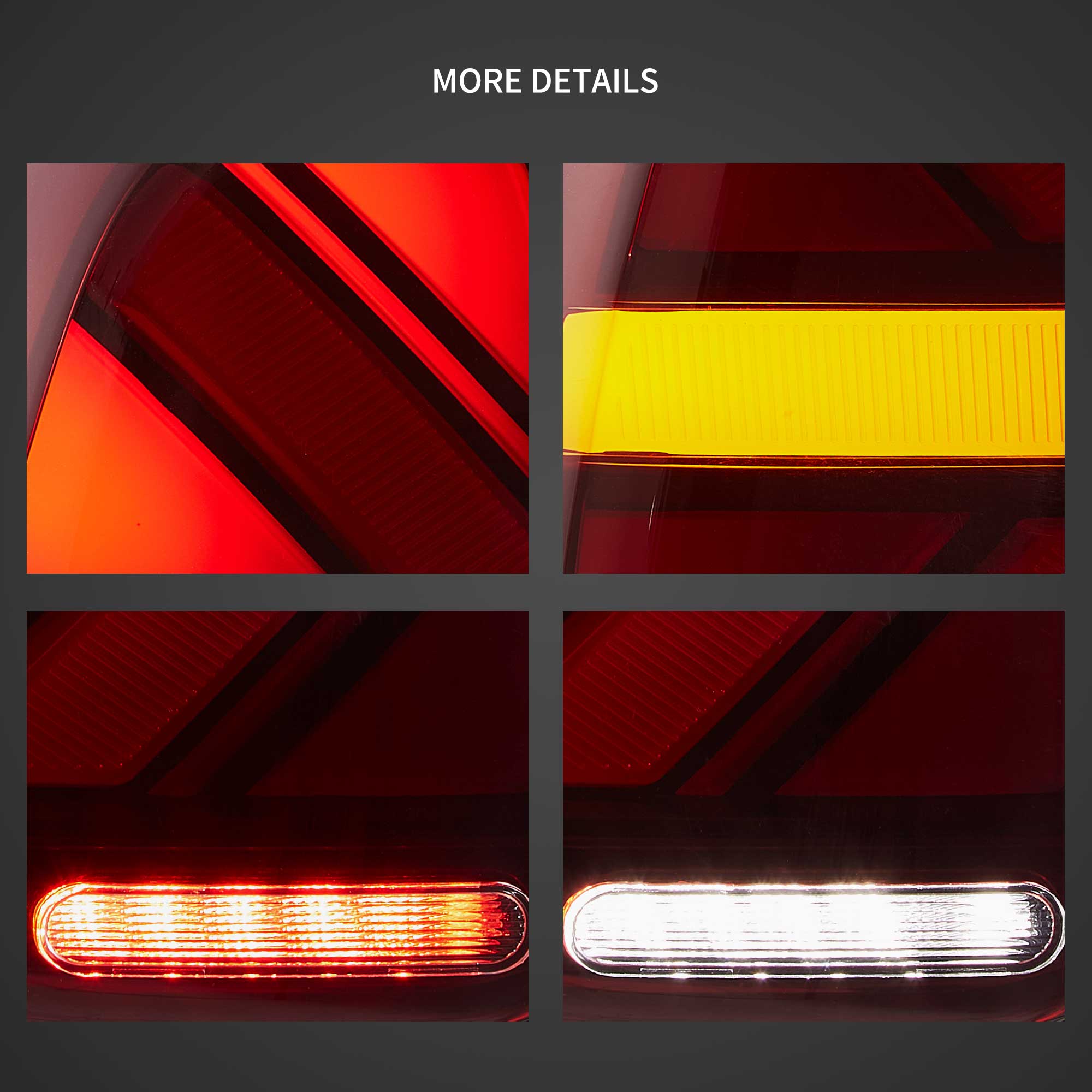 VLAND 10-16 Mini Cooper Countryman R60 LED bakljus Union Jack - 9