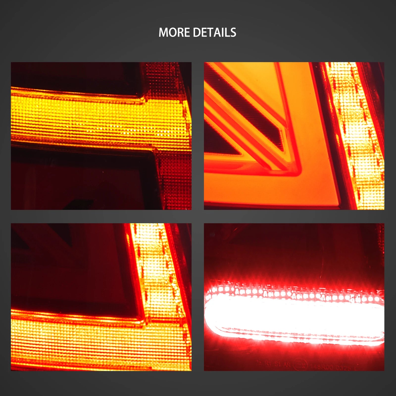 01-06 BMW Mini R50 R52 R53 VLAND LED bakljus [E-märkt] - 11