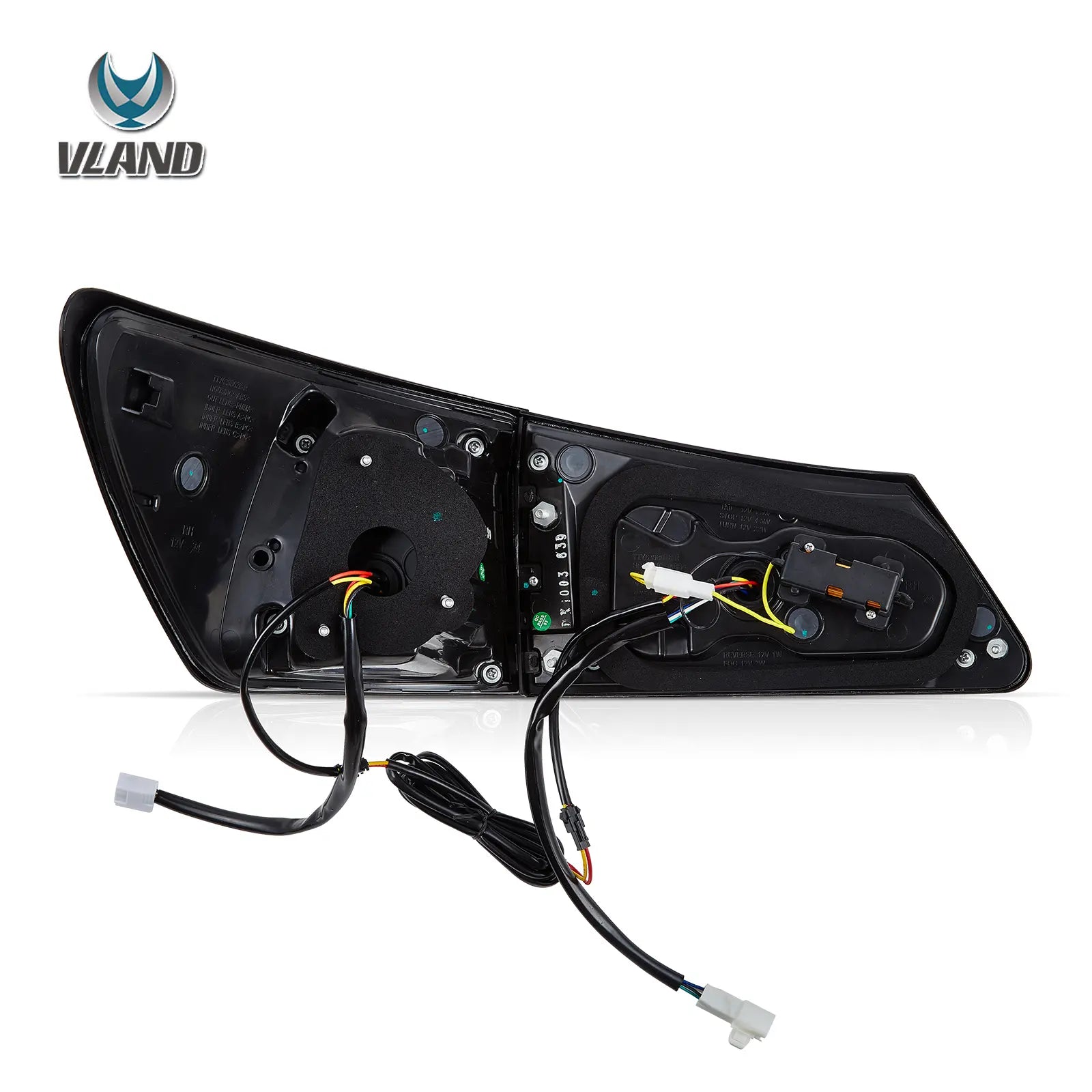 VLAND Carlamp bakljus för Lexus 2006-2012 IS250 IS350 ISF med Amber Turn Signal - 5