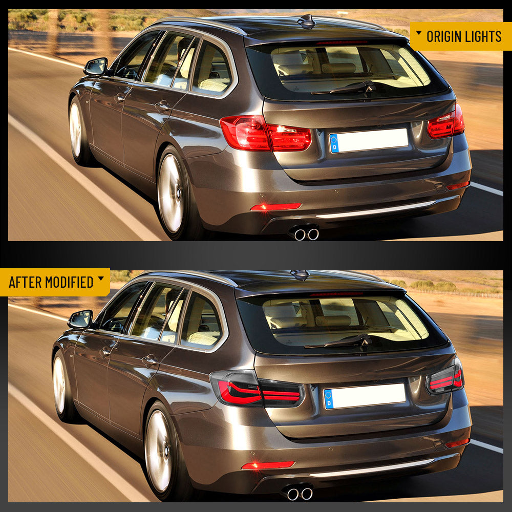 2012-2019 BMW 3 serie F31 Touring VLAND Full-LED bakljus [E-märkt] - 8