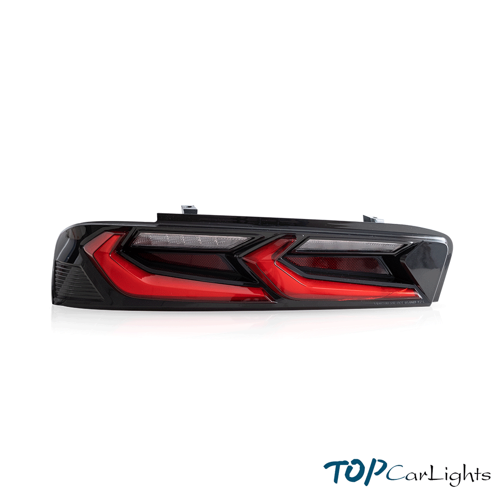 VLAND bakljus Fit för 2016-2018 Chevrolet Camaro med amber turn signal - 5