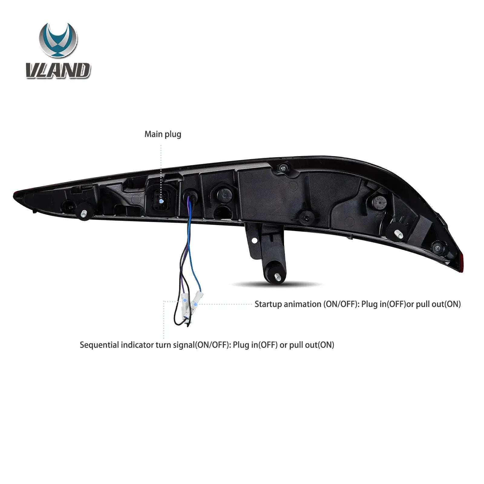 19-24 Toyota GR Supra A90/A91 VLAND LED bakljus med dynamisk startanimation - 7