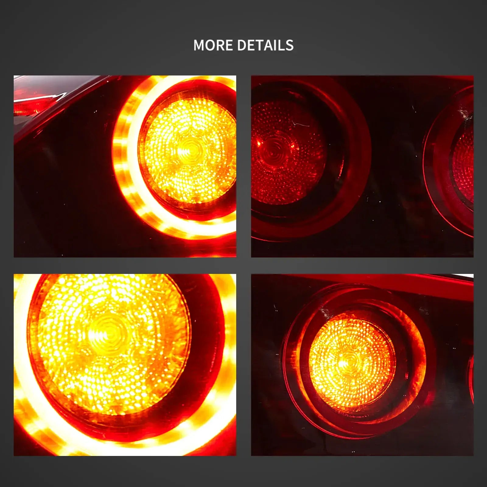 19-24 Toyota GR Supra A90/A91 VLAND LED bakljus med dynamisk startanimation - 12