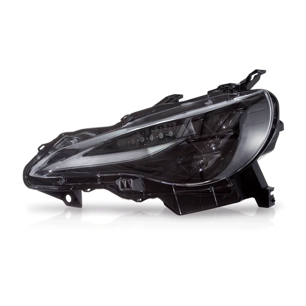 VLAND strålkastare för 12–21 Toyota 86/GT86, Subaru Brz, Scion Frs W/Triple LED Projector - 2