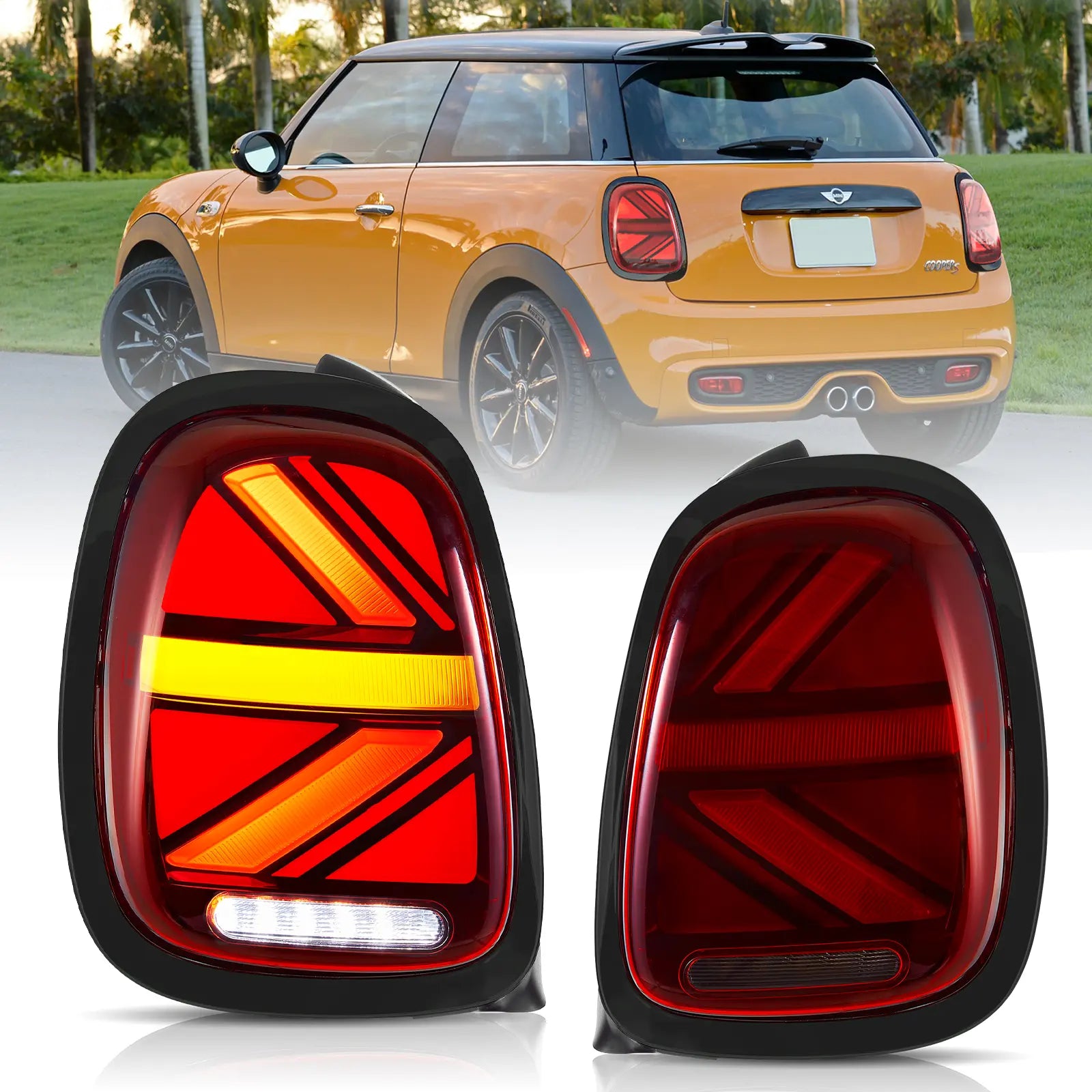 VLAND 14-19 BMW Mini Hatch(Cooper) F55 F56 F57 Full-LED bakljus - 12