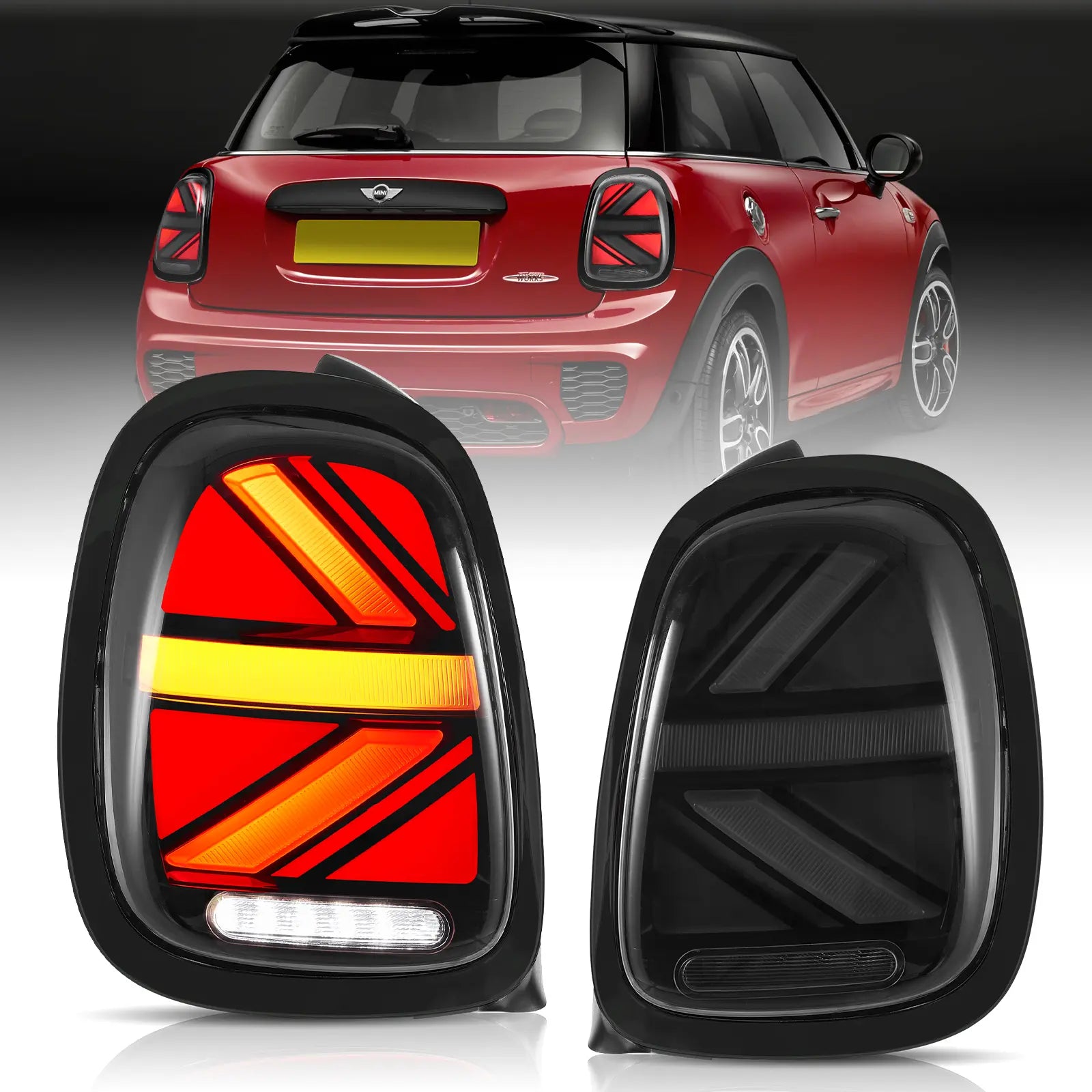 VLAND 14-19 BMW Mini Hatch(Cooper) F55 F56 F57 Full-LED bakljus