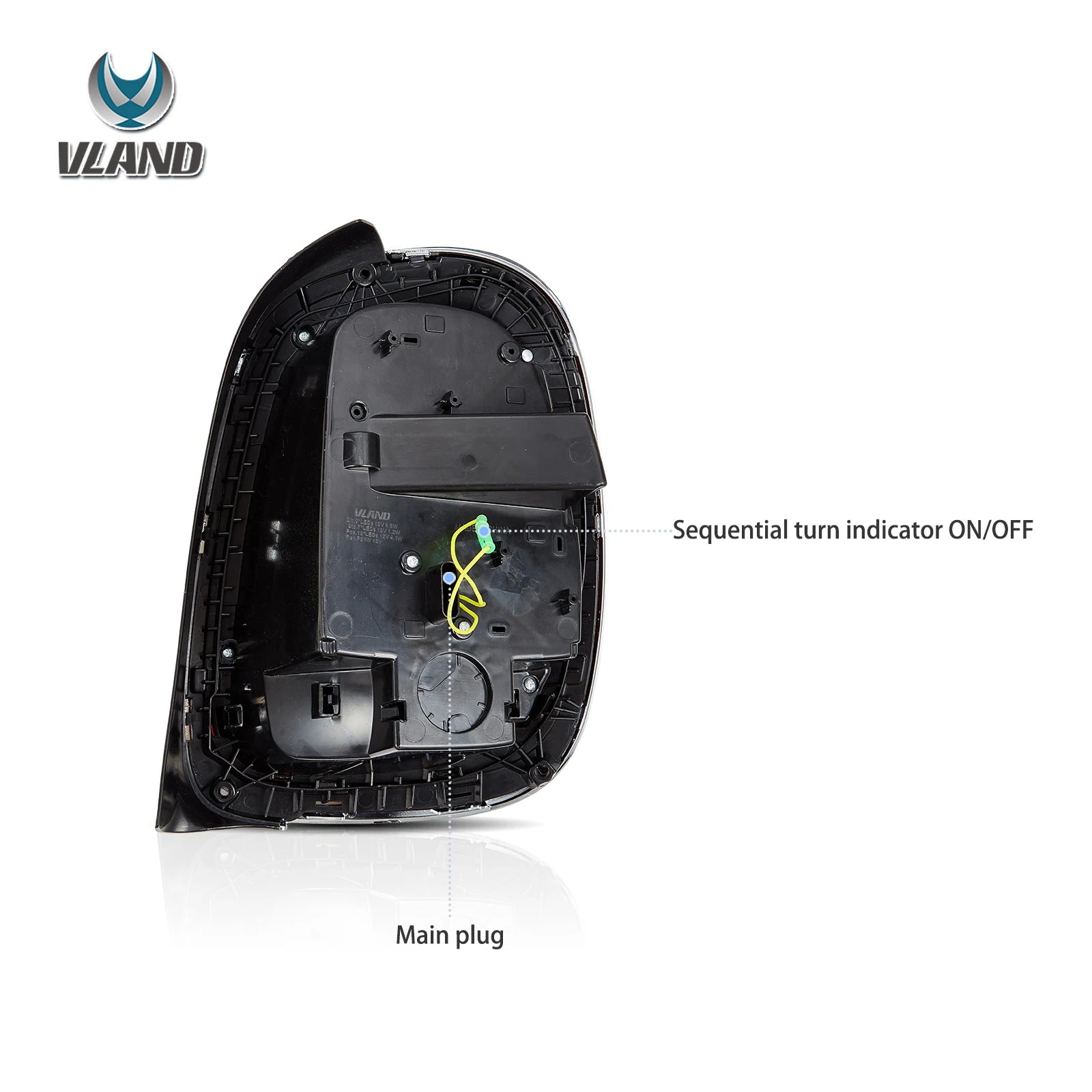 VLAND 14-19 BMW Mini Hatch(Cooper) F55 F56 F57 Full-LED bakljus - 6