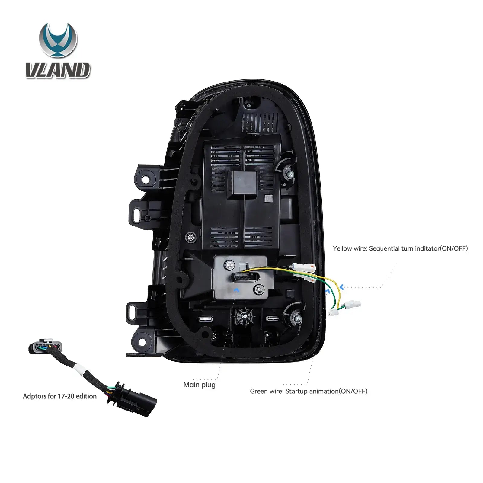 17-23 BMW Mini Countryman F60 VLAND bakljus Full-LED med sekventiell blinkers [E-märkt] - 10