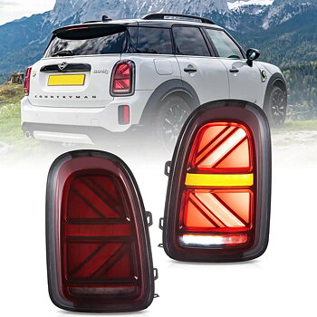 17-23 BMW Mini Countryman F60 VLAND bakljus Full-LED med sekventiell blinkers [E-märkt]