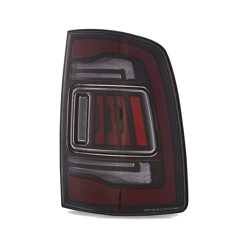 09-18 Dodge Ram 1500/2500/3500 VLAND uppgraderade LED bakljus med orange blinkers - 2