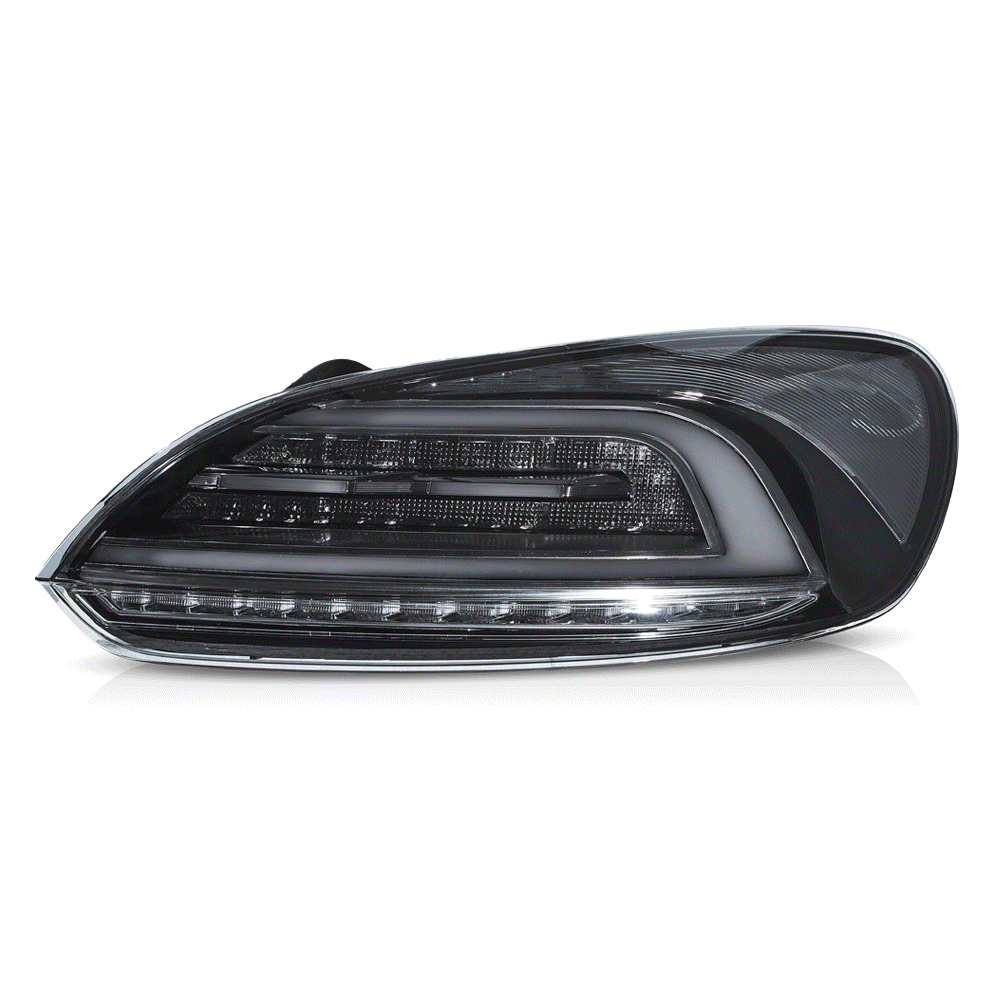 09-14 Volkswagen Scirocco Vland LED bakljus W/Amber sekventiell blinkerss [E-mark] - 6
