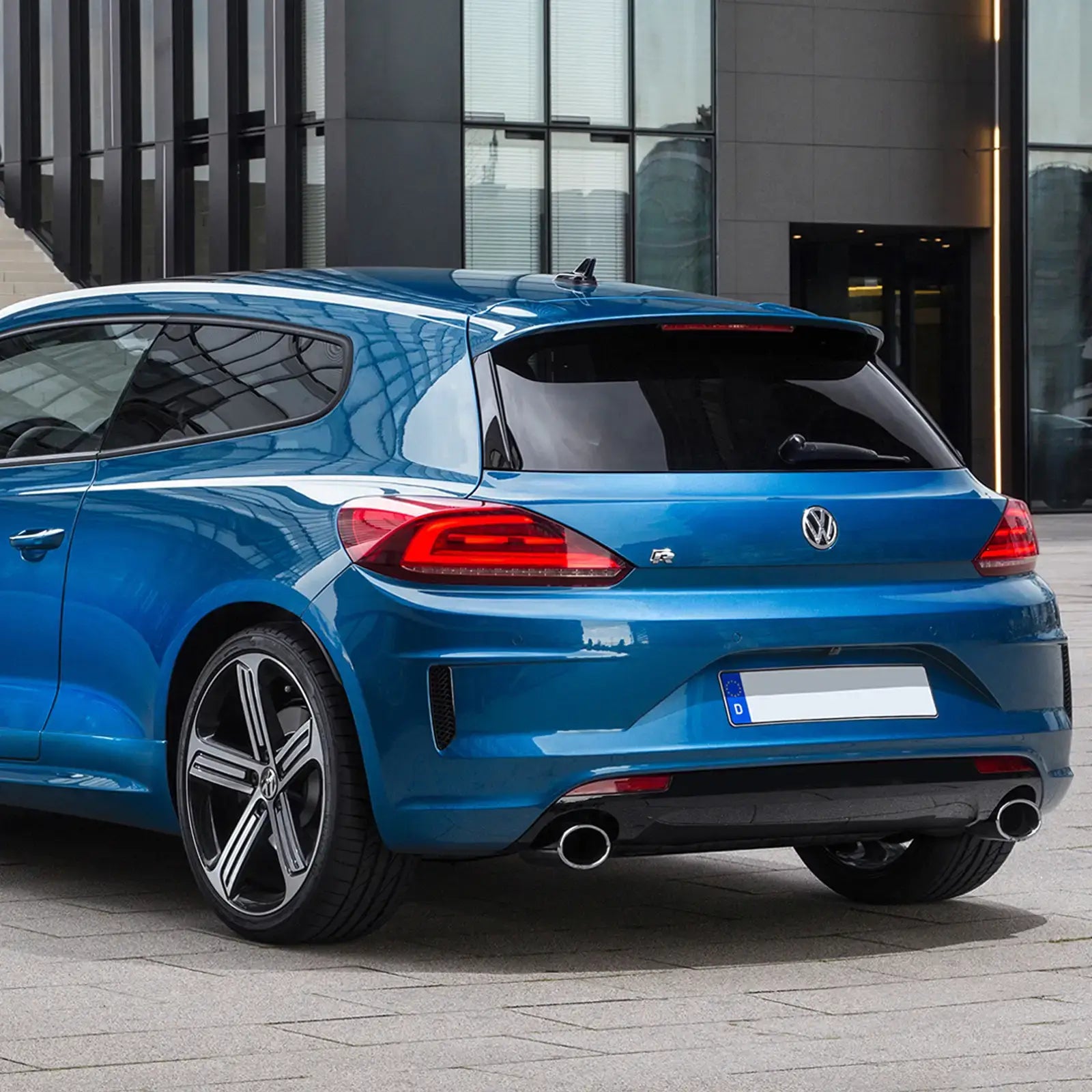 09-14 Volkswagen Scirocco Vland LED bakljus W/Amber sekventiell blinkerss [E-mark] - 10