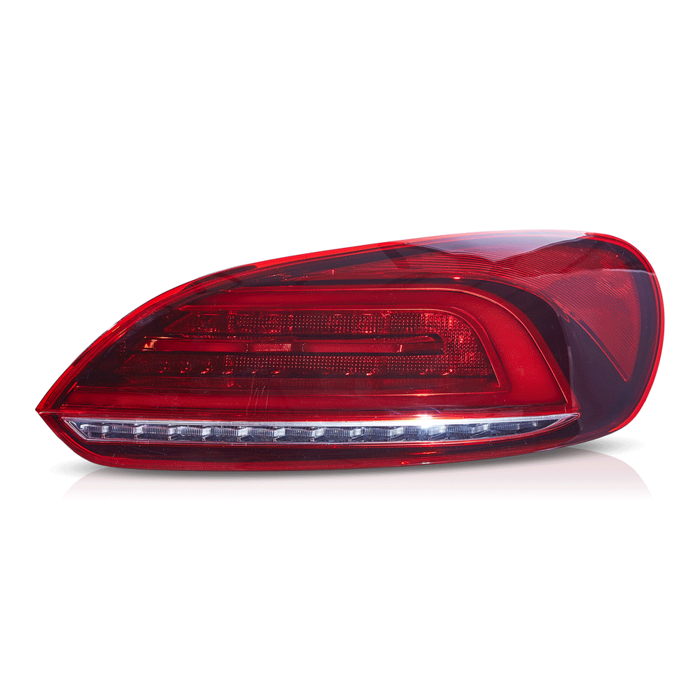09-14 Volkswagen Scirocco Vland LED bakljus W/Amber sekventiell blinkerss [E-mark] - 2