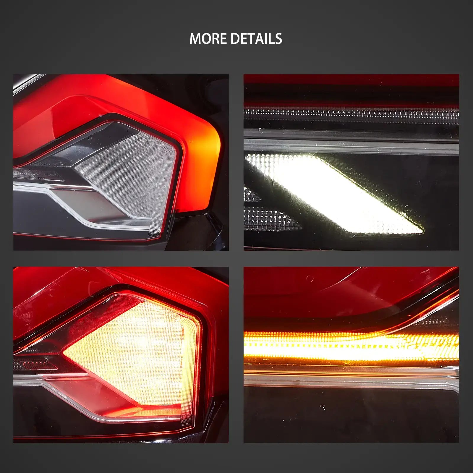 14-21 BMW 2 serie (F22 F23 F87) VLAND LED bakljus med startanimation effect [E-märkt] - 7