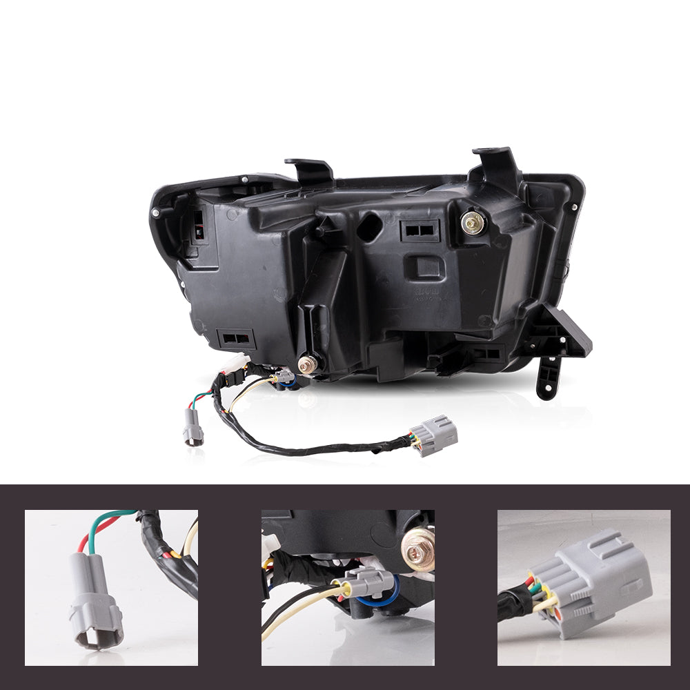 07-13 Toyota Tundra & 08-21 Toyota Sequoia Vland LED Reflection Bowl strålkastare - 11