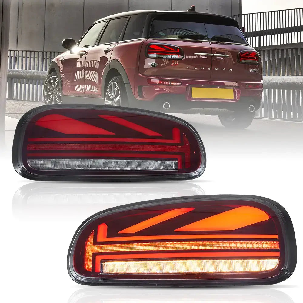 15-23 Mini Cooper Clubman F54 LCL F54 F54N Vland bakljus med Full LED Upgraded Dynamic Welcome Lighting [E-mark] - 4