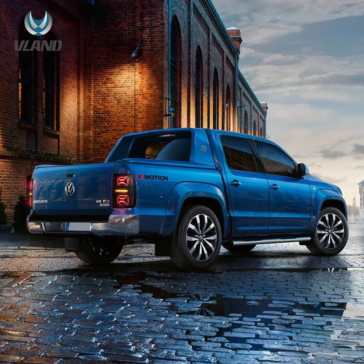 10-21 VW Amarok Pickup TDI TSI Vland LED bakljus [E-mark] - 6