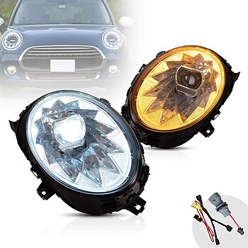 14-22 Mini Cooper (F55 F56 F57) Vland LED Dual Beam Projector strålkastare [E-mark]