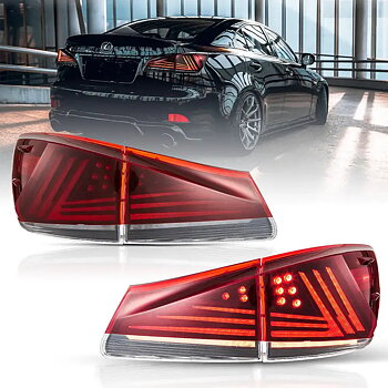06-13 Lexus IS250 IS350 ISF IS300 220d 200d(XE20) Vland LED bakljus Upgraded