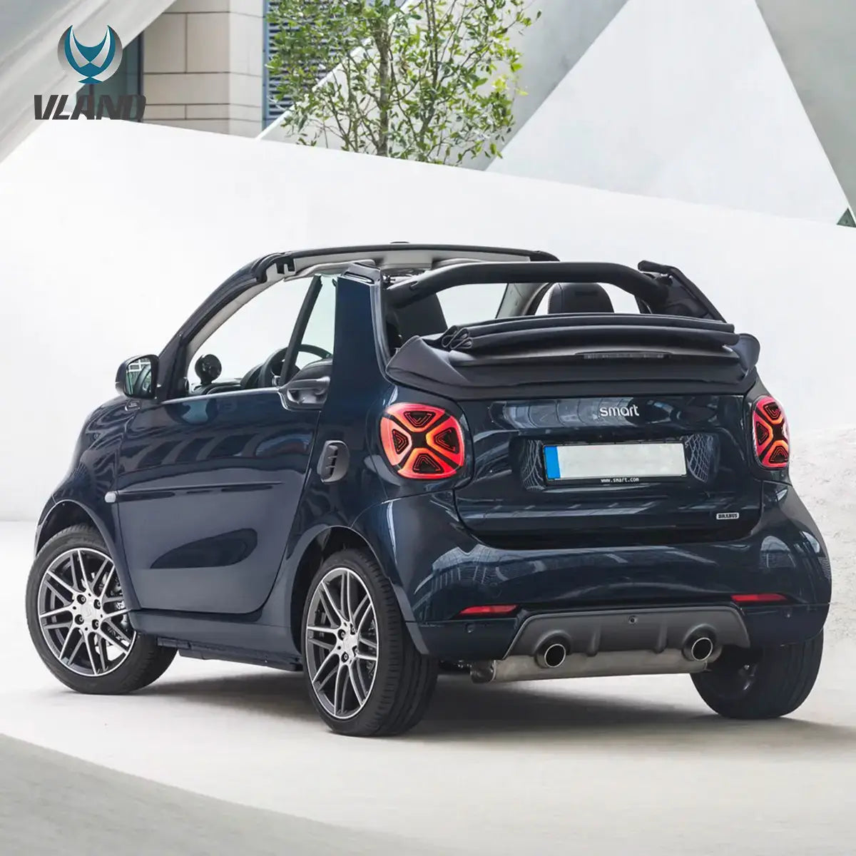 15-19 Benz Smart 453 Fortwo / Forfour Vland LED bakljus med Dynamic Welcome Lighting [E-mark] - 9