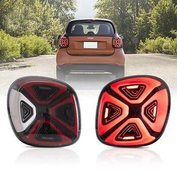 15-19 Benz Smart 453 Fortwo / Forfour Vland LED bakljus med Dynamic Welcome Lighting [E-mark]