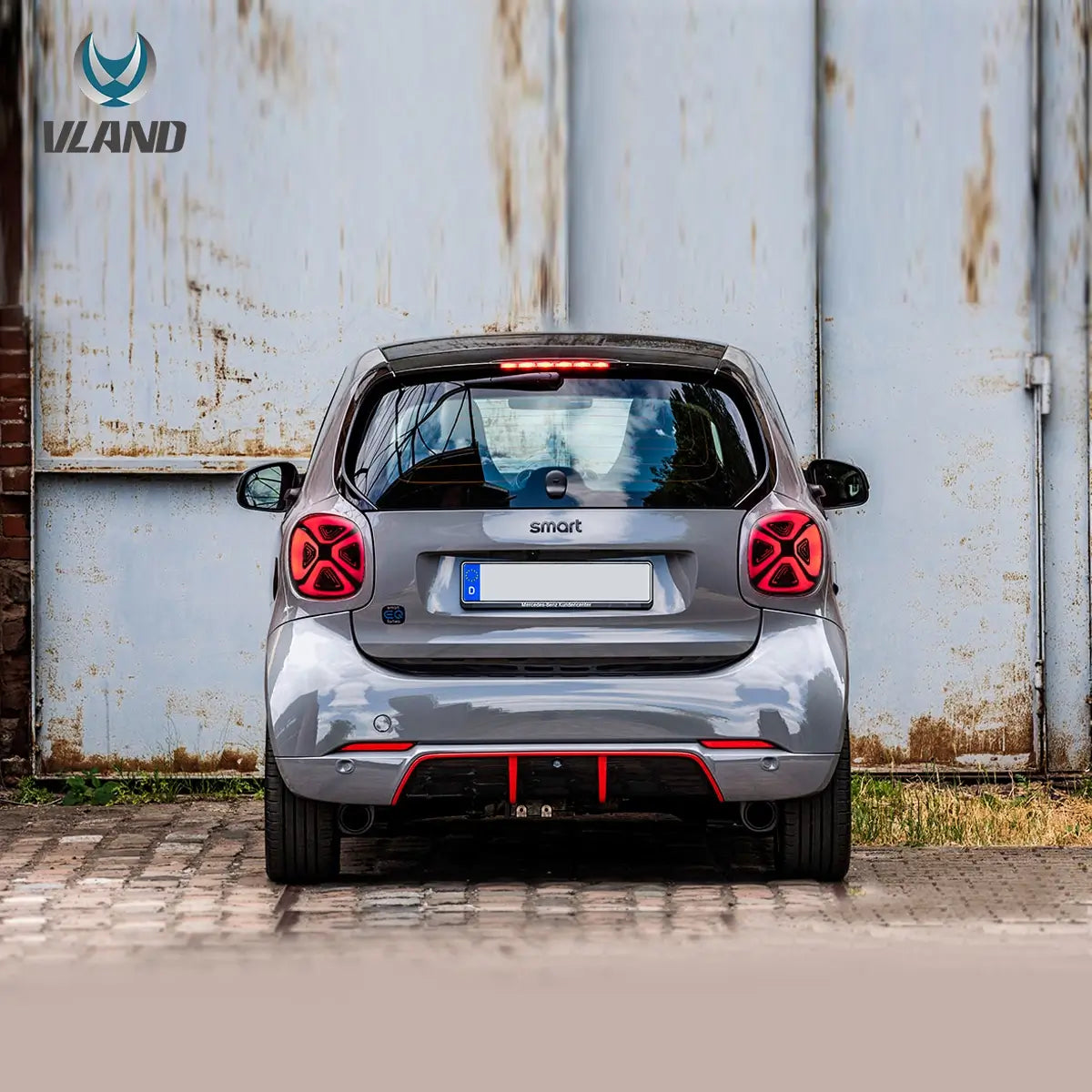 15-19 Benz Smart 453 Fortwo / Forfour Vland LED bakljus med Dynamic Welcome Lighting [E-mark] - 8