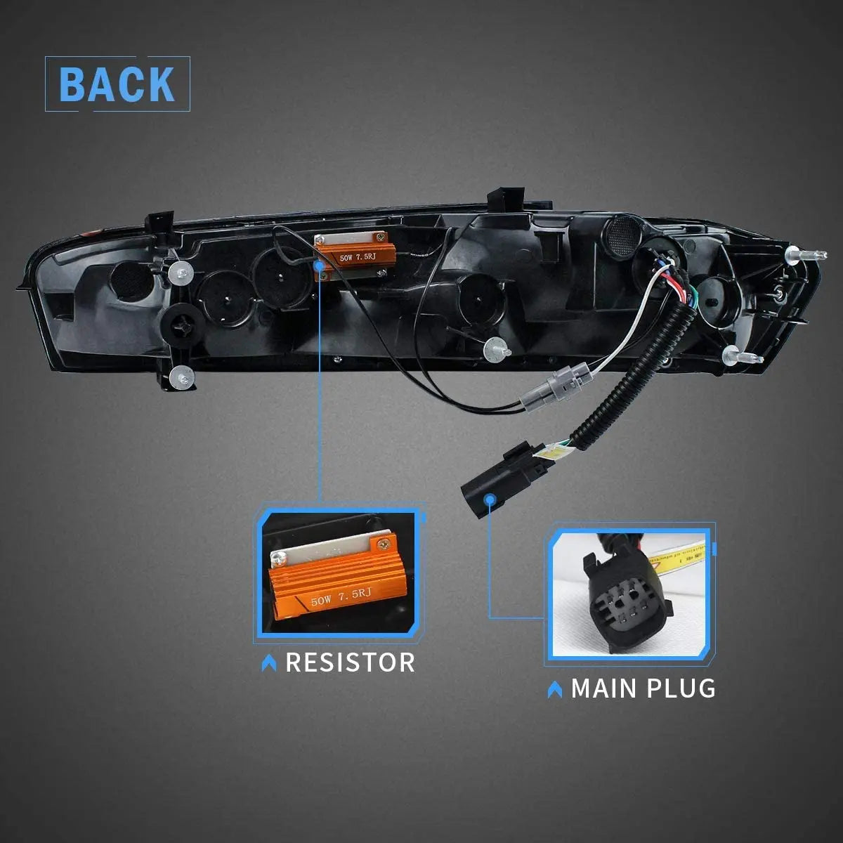 16-18 Chevrolet Camaro Vland Full LED bakljus (Fit för European Models) - 6