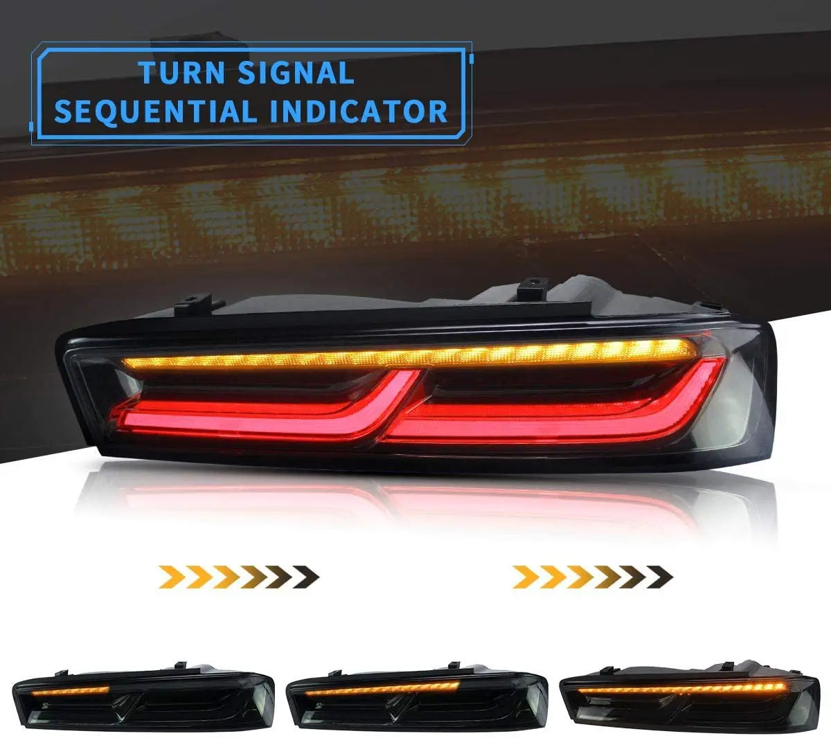 16-18 Chevrolet Camaro Vland Full LED bakljus (Fit för European Models) - 5
