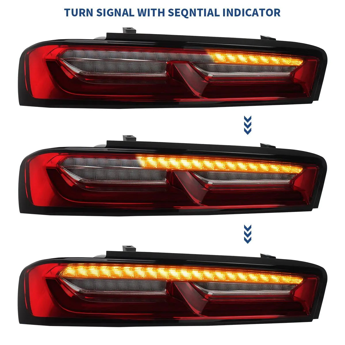 16-18 Chevrolet Camaro Vland Full LED bakljus (Fit för European Models) - 4