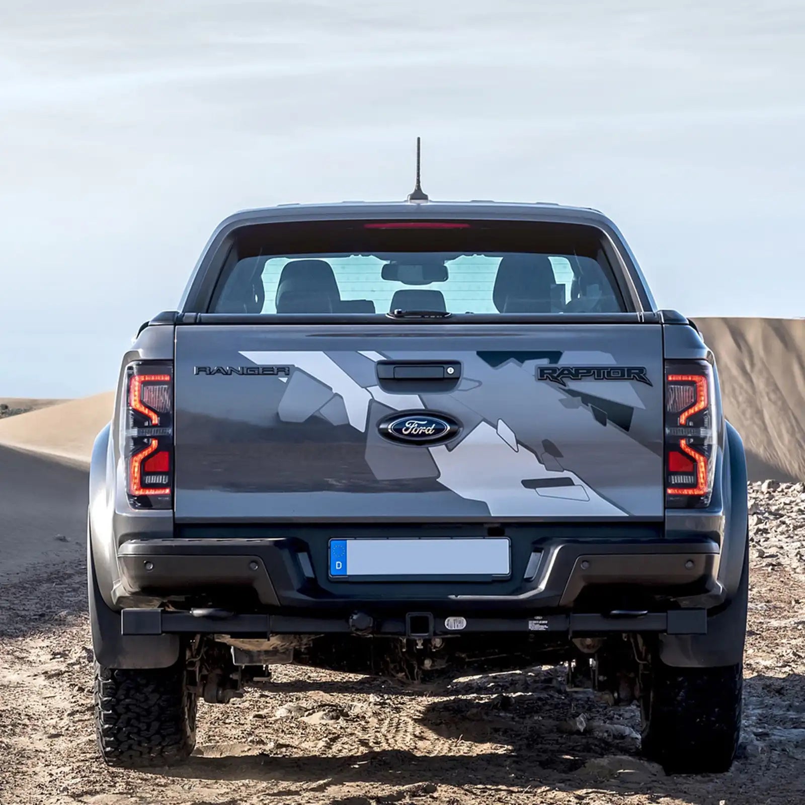 12-22 Ford Ranger Vland LED Upgrade bakljus med Amber sekventiell blinkers (Not Fit för US Models) - 11