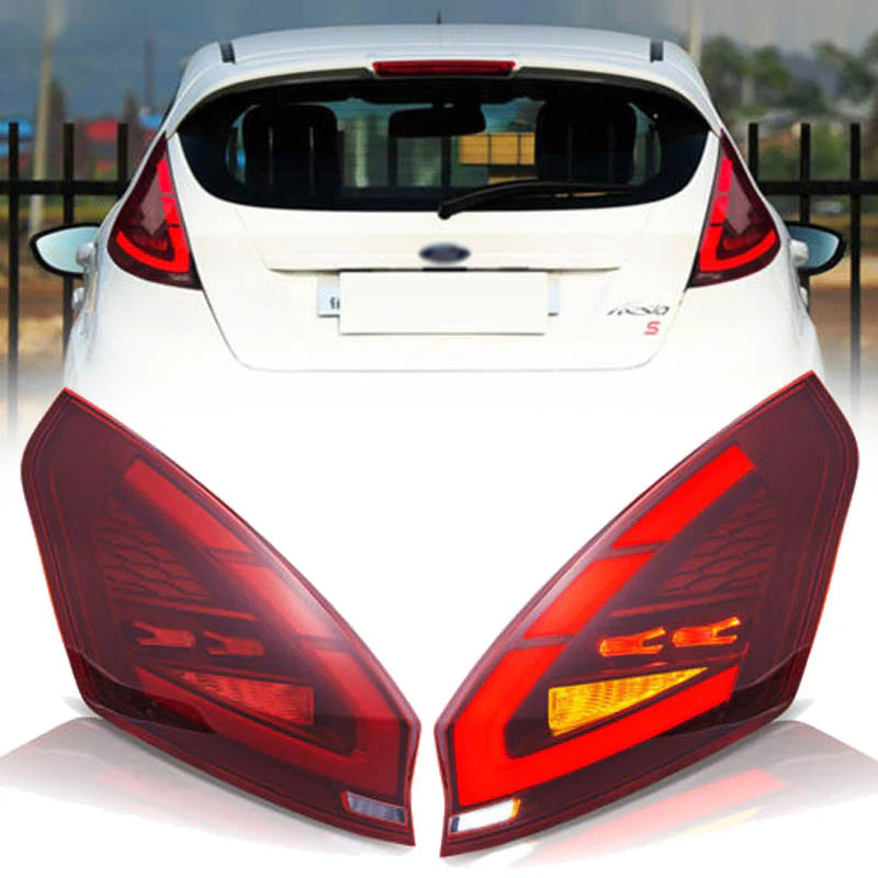 08-19 Ford Fiesta Hatchback Vland LED bakljus [E-mark] - 2
