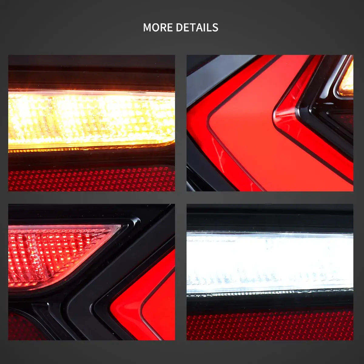 14-19 Chevrolet Corvette C7 Vland Full LED bakljus med sekventiell blinkers - 8