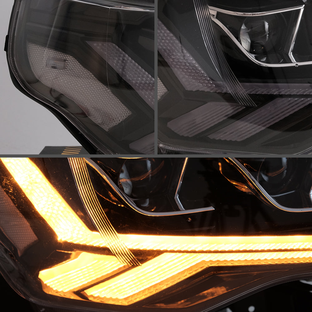 VLAND Carlamp LED Projector strålkastare för 2014-2024 Toyota 4Runner - 9