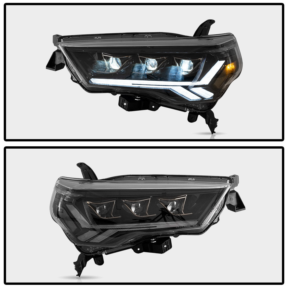 VLAND Carlamp LED Projector strålkastare för 2014-2024 Toyota 4Runner - 14