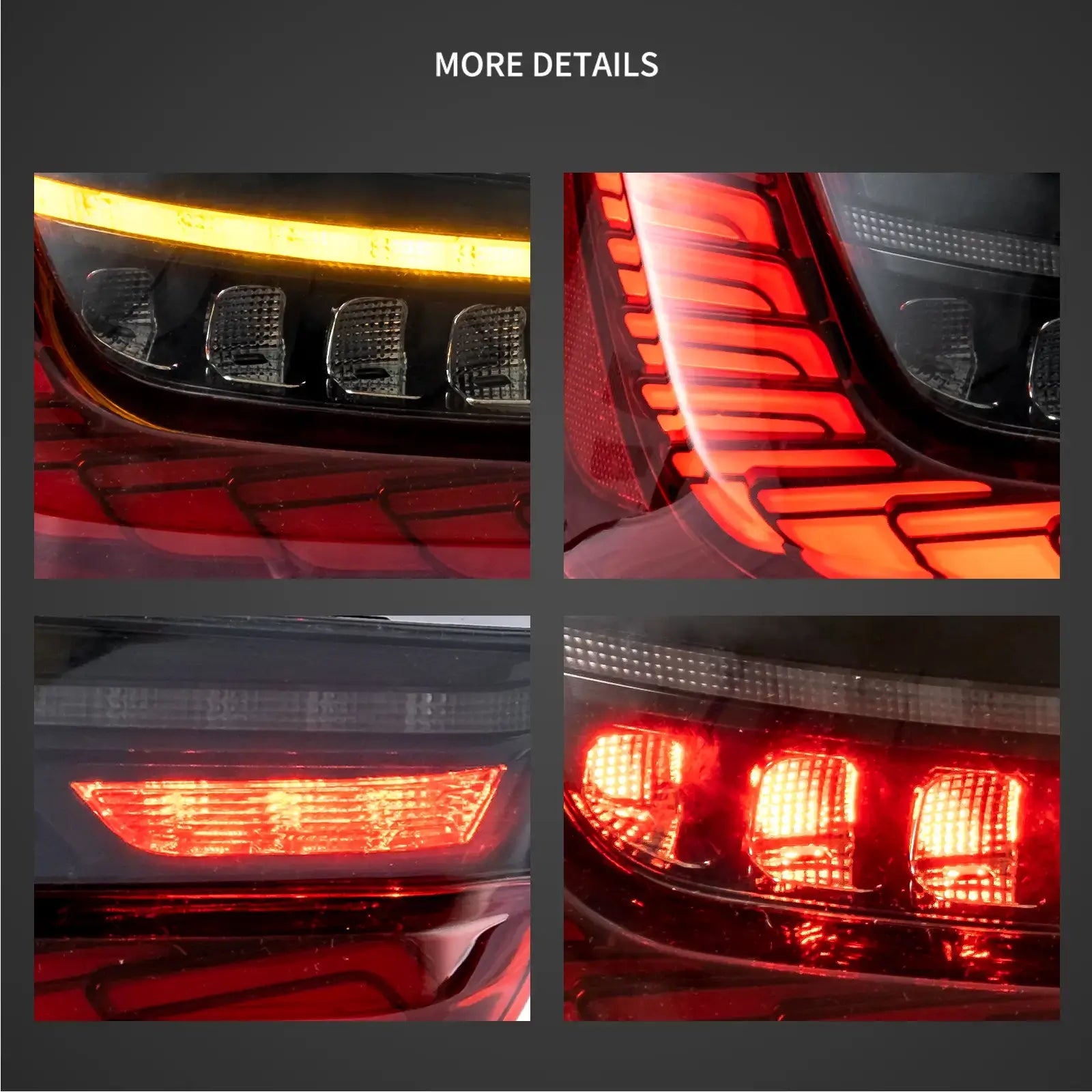 18-24 BMW 3 serie sjunde generationen G20/G28/G80 VLAND OLED bakljus med sekventiell blinkers [E-märkt] - 10