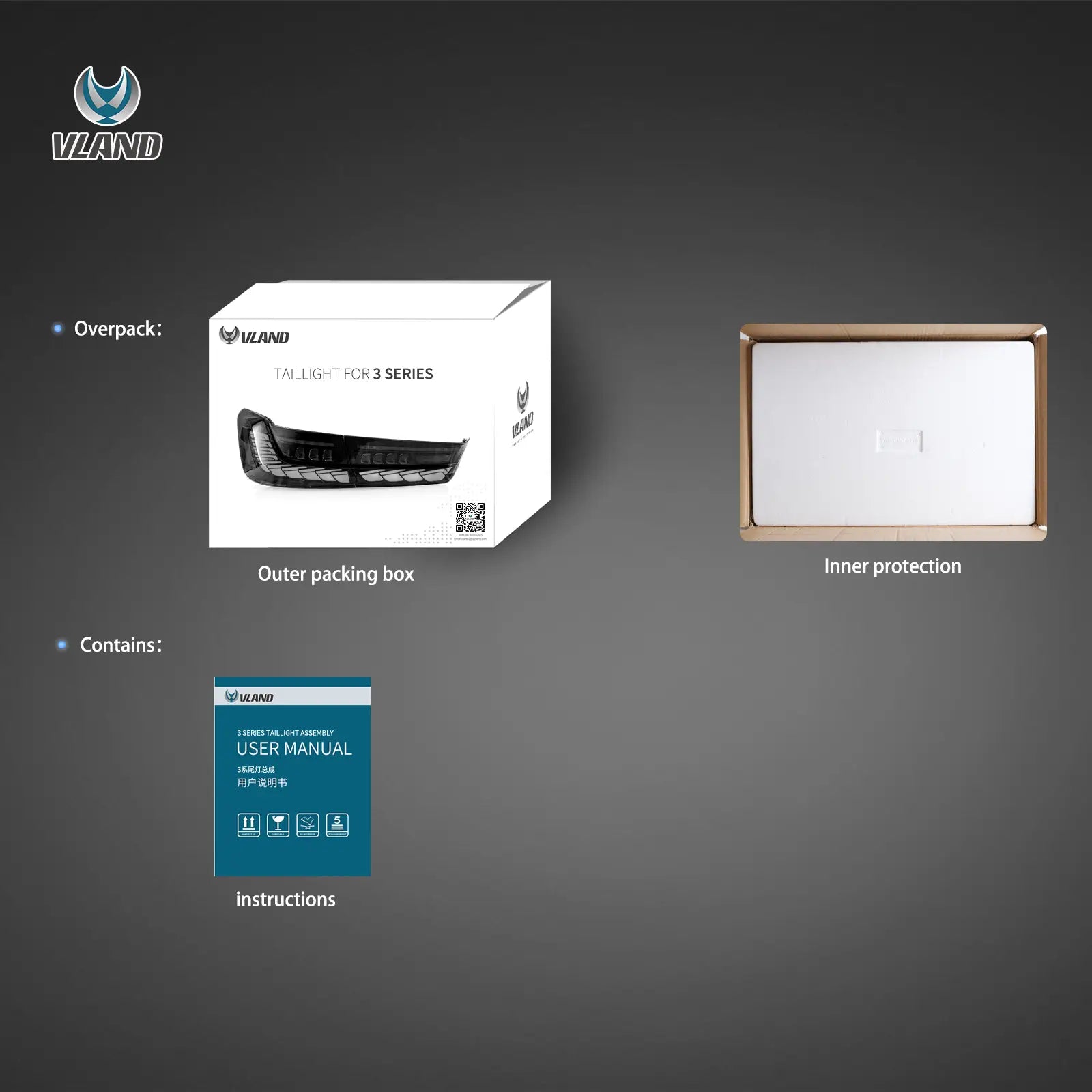 18-24 BMW 3 serie sjunde generationen G20/G28/G80 VLAND OLED bakljus med sekventiell blinkers [E-märkt] - 14