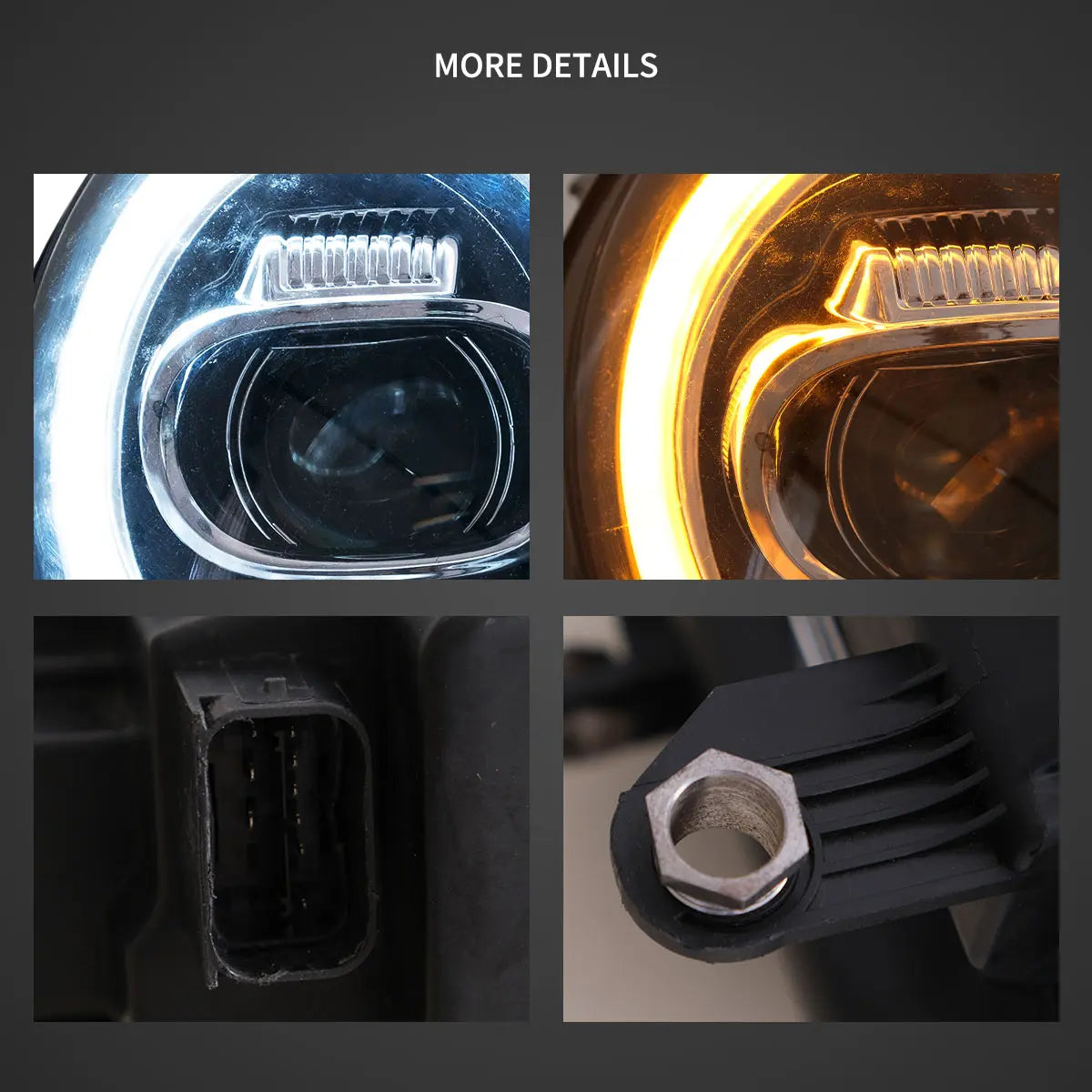 07-15 Mini Cooper R55 R56 R57 R58 R59 Vland LED Projector strålkastare[E-mark] - 8