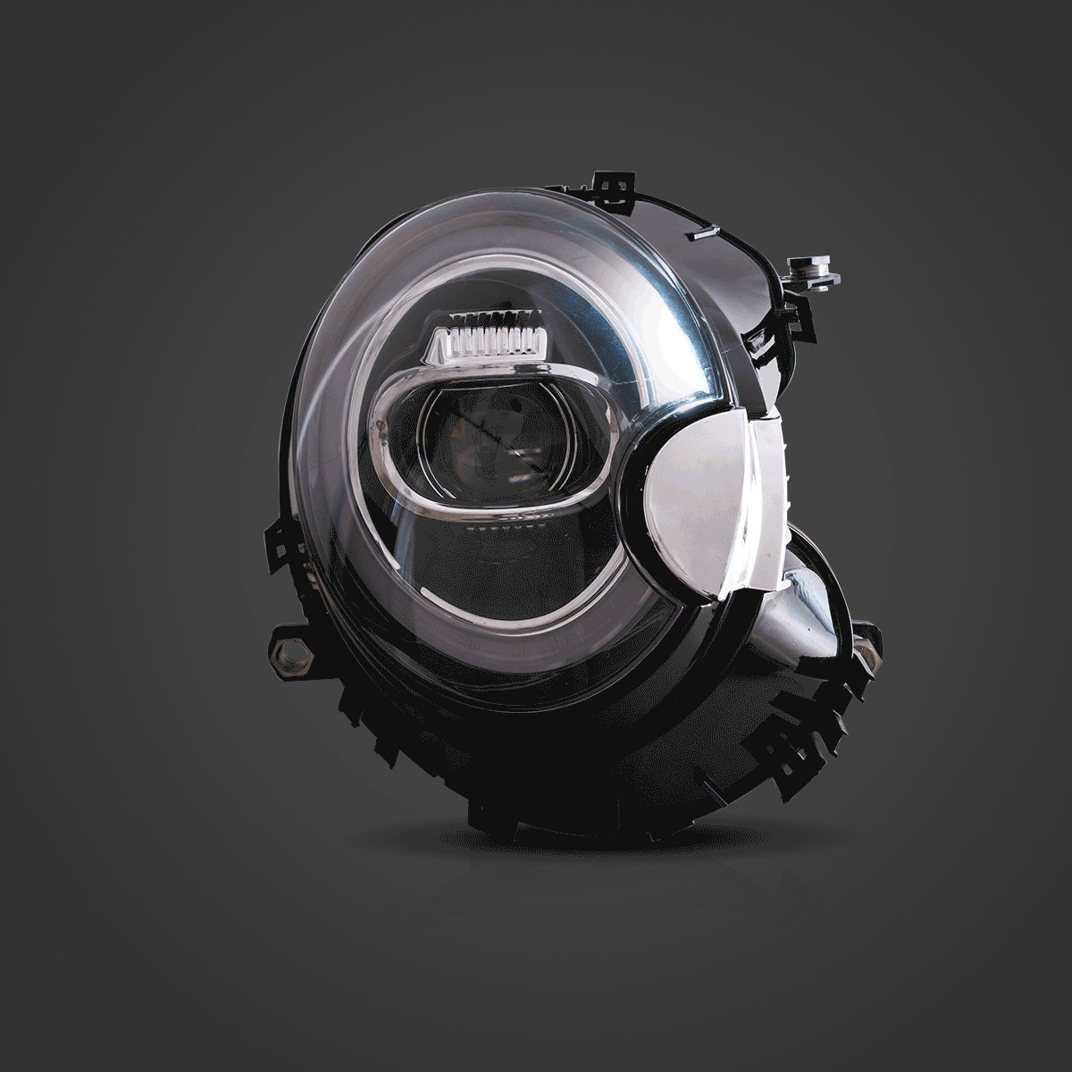 07-15 Mini Cooper R55 R56 R57 R58 R59 Vland LED Projector strålkastare[E-mark] - 3