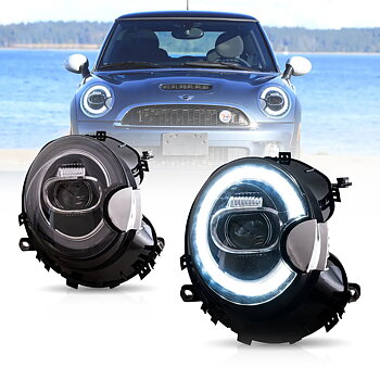 07-15 Mini Cooper R55 R56 R57 R58 R59 Vland LED Projector strålkastare[E-mark]