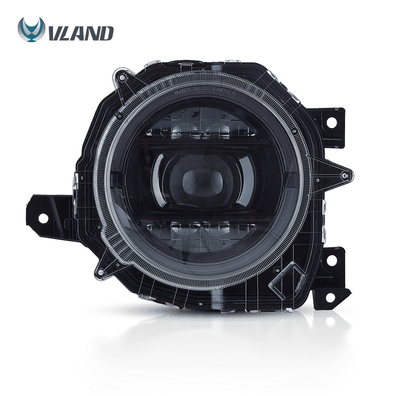 19-23 Suzuki Jimny Vland Full LED Dual Beam Projector Upgrade strålkastare med Start-up animation - 2