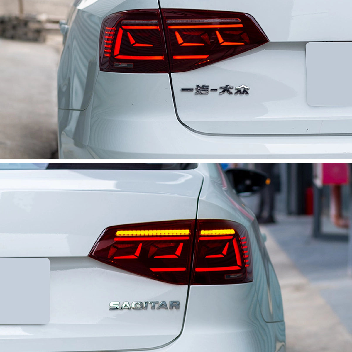 15-18 Volkswagen Jetta 6th Gen (A6) Vland II LED bakljus med Dynamic Welcome Lighting - 4