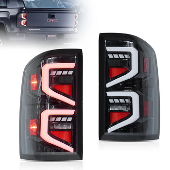 14-18 GMC Sierra 1500 2500HD 3500HD VLAND LED bakljus med dynamisk startanimation klar