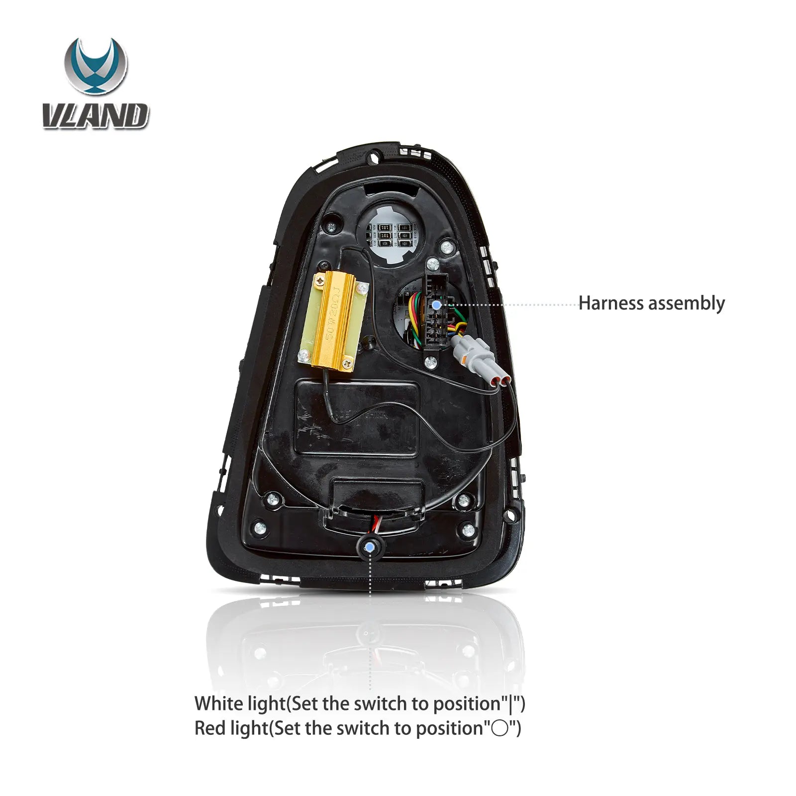 07-13 Mini Cooper (R56 R57 R58 R59) Vland II LED bakljus med Amber sekventiell blinkers [E-mark] - 8