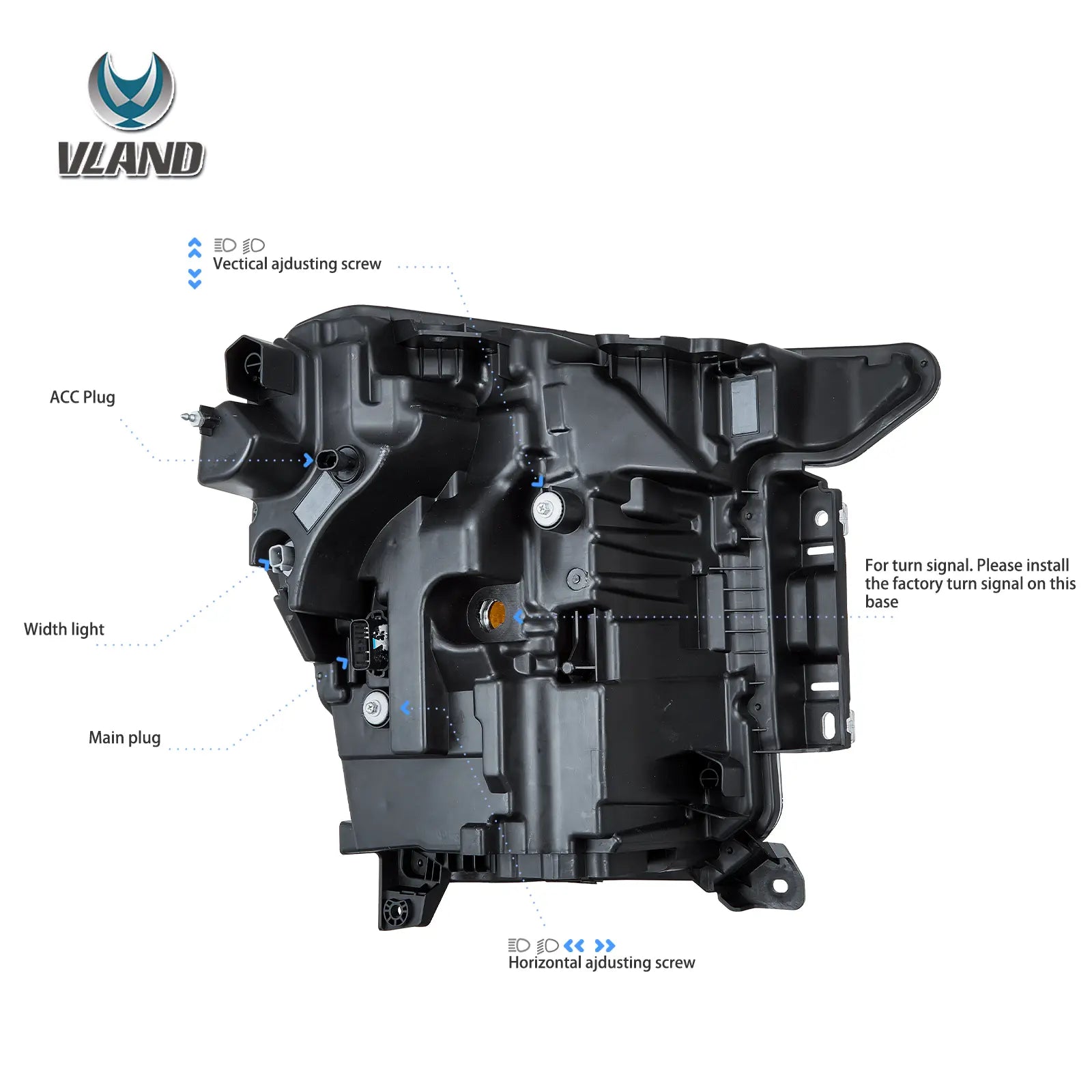 21-23 Ford F150 fjortonde generationen VLAND LED Matrix strålkastare - 7