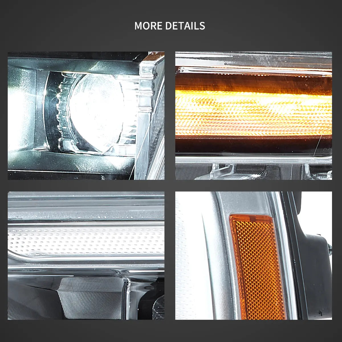 21-23 Ford F150 fjortonde generationen VLAND LED Matrix strålkastare - 4