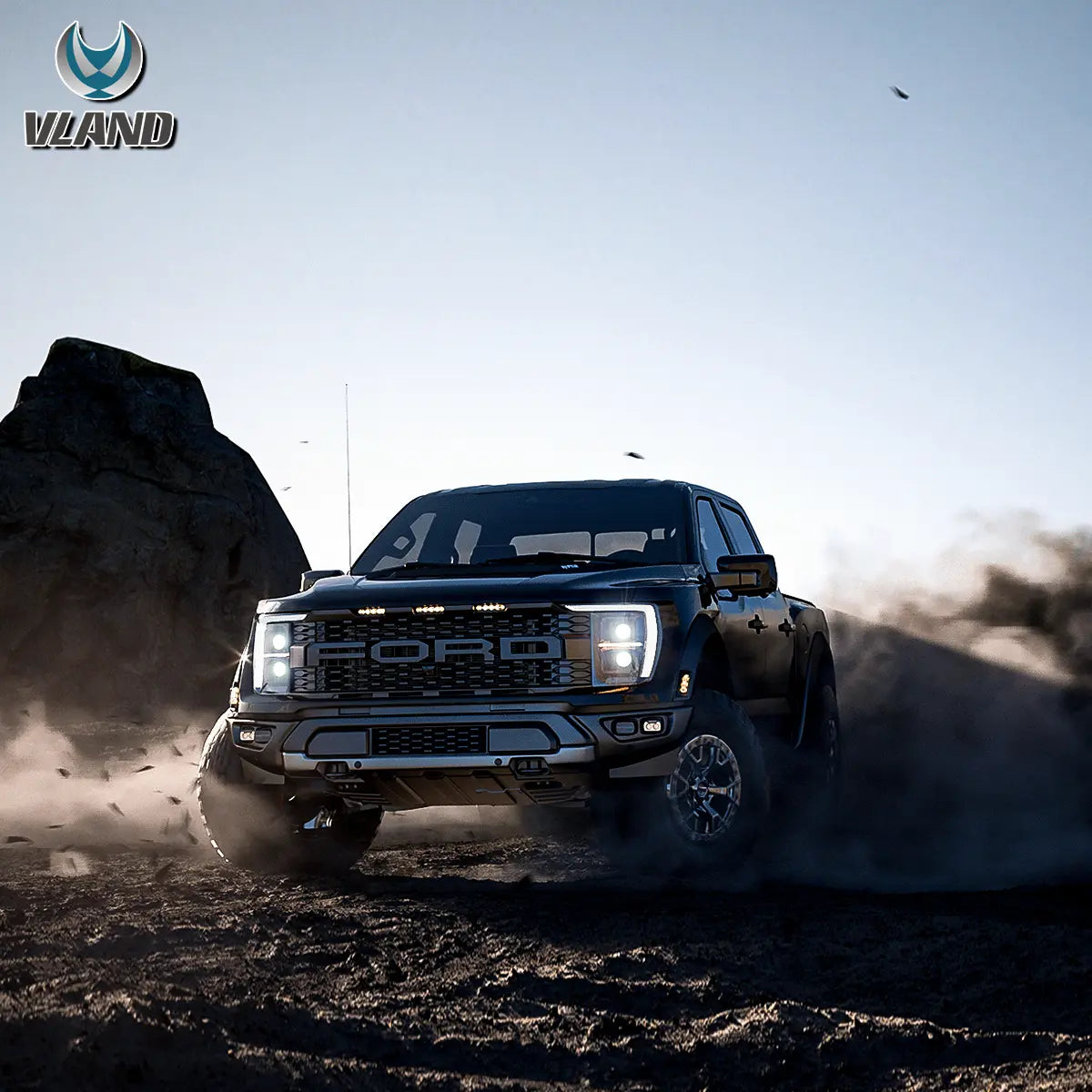 21-23 Ford F150 fjortonde generationen VLAND LED Matrix strålkastare - 2