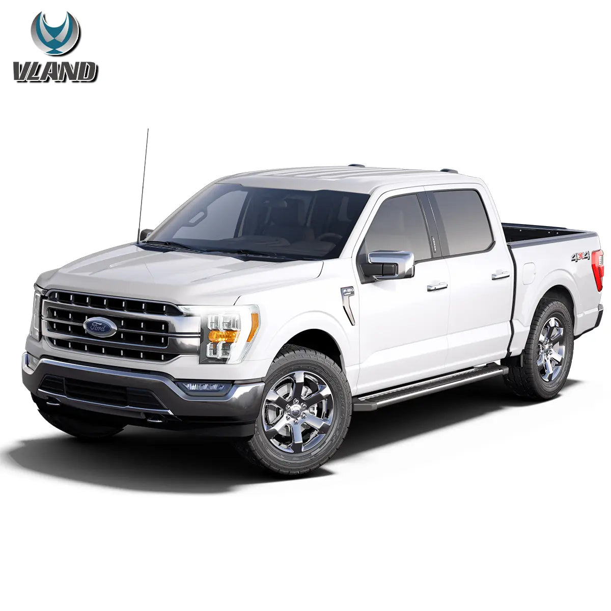 21-23 Ford F150 14th Gen Vland LED Reflection Bowl strålkastare Chrome - 7